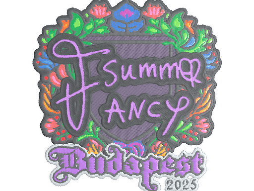 Sticker | Summer (Embroidered) | Budapest 2025