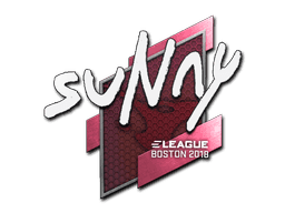 Sticker | suNny (Gold) | Boston 2018