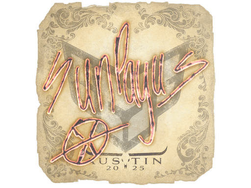 Sticker | SunPayus (Gold) | Austin 2025
