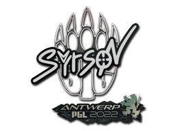 Sticker | syrsoN (Gold) | Antwerp 2022