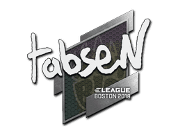 Sticker | tabseN (Gold) | Boston 2018