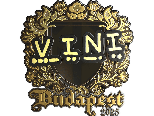 Sticker | VINI (Gold) | Budapest 2025
