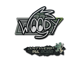 Sticker | WOOD7 (Glitter) | Antwerp 2022