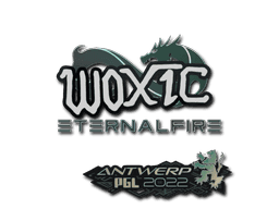 Sticker | woxic (Gold) | Antwerp 2022