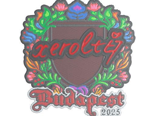 Sticker | xerolte (Embroidered) | Budapest 2025