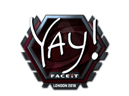 Sticker | yay | London 2018