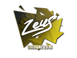 Sticker | Zeus (Foil) | Cologne 2016