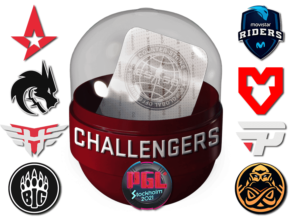 Stockholm 2021 Challengers Sticker Capsule