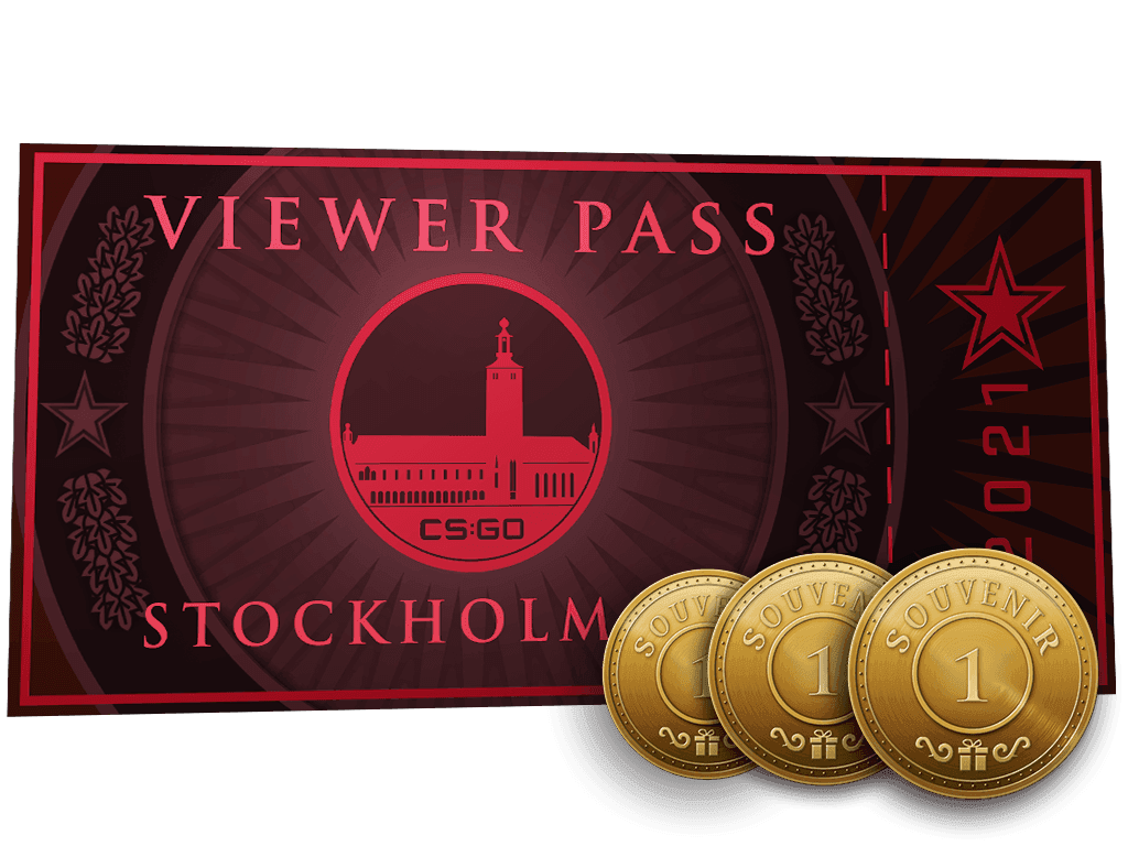 Stockholm 2021 Viewer Pass + 3 Souvenir Tokens