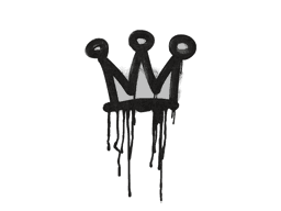 Sealed Graffiti | Little Crown (Shark White)