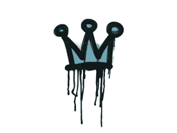 Sealed Graffiti | Little Crown (Wire Blue)