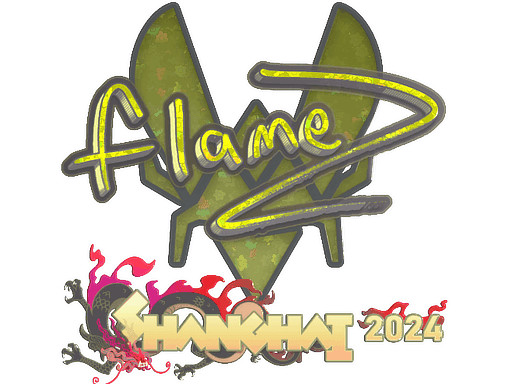 Sticker | FlameZ (Gold) | Shanghai 2024