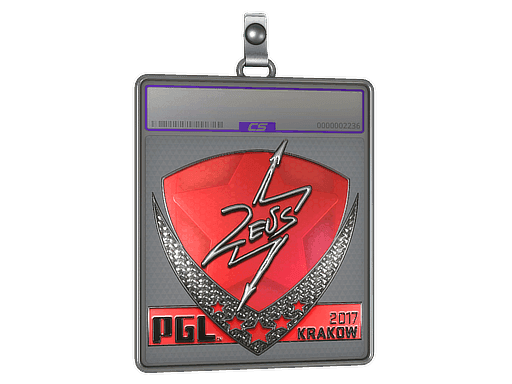 Sticker Slab | Zeus (Foil) | Krakow 2017